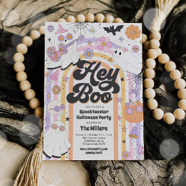 スプクトカキュラーハロウィーンキュート幽霊パーティー 招待状