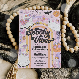 スプクトカキュラーハロウィーンキュート幽霊パーティー 招待状