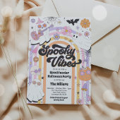 スプクトカキュラーハロウィーンキュート幽霊パーティー 招待状