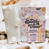 スプクトカキュラーハロウィーンキュート幽霊パーティー 招待状