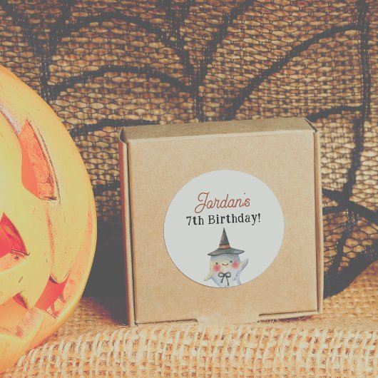 スプクトカキュラーハロウィーン誕生日の好意 ラウンドシール