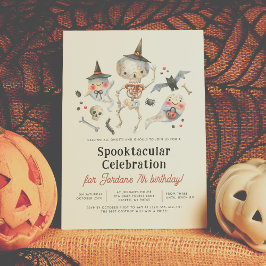 スプクトカキュラーハロウィーン誕生日パーティー 招待状