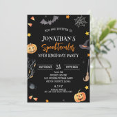 スプクトカキュラーハロウィーン10誕生日キッド誕生日 招待状 (スタンド正面)