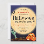 スプクトカキュラーハロウィーン5th誕生日パーティー 招待状 (正面)
