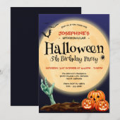 スプクトカキュラーハロウィーン5th誕生日パーティー 招待状 (正面/裏面)