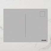 スプコクタキュラーフィフティフス50誕生日ハロウィーン 箔招待状ポストカード (裏面)