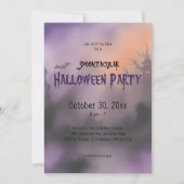 スプタキュラー スプーキー ナイト ハロウィン パーティー 招待状 (正面)