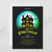スプタキュラー スプーキー ハウス ハロウィン パーティー カード (正面)