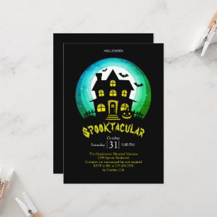 スプタキュラー スプーキー ハウス ハロウィン パーティー カード