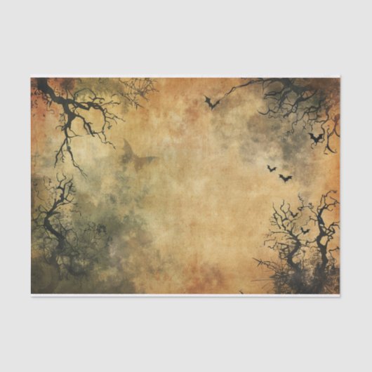 スプックこうもり幽霊のよく出るジャングルクリープハロウィーン 薄葉紙 (正面)