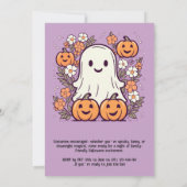 スプックの手の込んだハロウィーンのバッシュ! 招待状 (裏面)