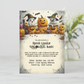 スプックの手の込んだハロウィーンのバッシュ！ 招待状 (スタンド正面)