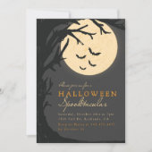 スプックタキュラダークハウスハローウィンパーティ 招待状 (正面)