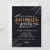 スプックタキュラダーク幽霊のよく出るハウスハローウィンパーティ 招待状 (正面)