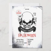 スプックタクルナイトホラーハローウィンパーティ 招待状 (正面)