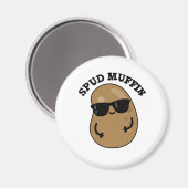 スプッドマフィンキュートポテトプン マグネット (正面/裏面)