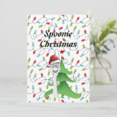 スプニーのクリスマスライト シーズンカード (スタンド正面)