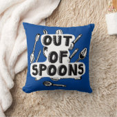 スプニー目に見えない障害隠された病気スプーン クッション (ブランケット)