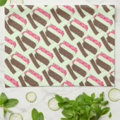 スプマニイタリアンゲラトアイスクリームデザートスプマーン キッチンタオル (折り畳み)