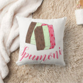 スプマニイタリアンゲラトアイスクリームデザートスプマーン クッション (ブランケット)