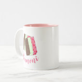 スプマニイタリアンゲラトアイスクリームデザートスプマーン ツートーンマグカップ (正面左)