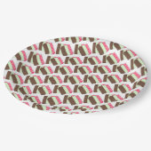 スプマニイタリアンゲラトアイスクリームデザートスプマーン ペーパープレート (アングル)