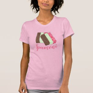 スプマニイタリアンゲラトアイスクリームデザートスプマーン Tシャツ