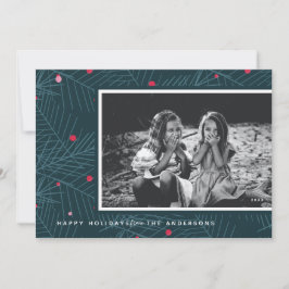 スプモダンルース1 – フォトハッピーホリデー シーズンカード