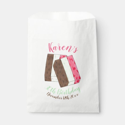 スプモニジェラートイタリアンアイスクリームフードパーティーの特典 フェイバーバッグ (正面)