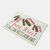 スプモニジェラートイタリアンレストランフード ドアマット (アングル)