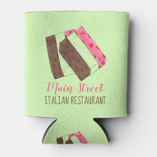 スプモニジェラートイタリアンレストランフード 缶クーラー (正面)