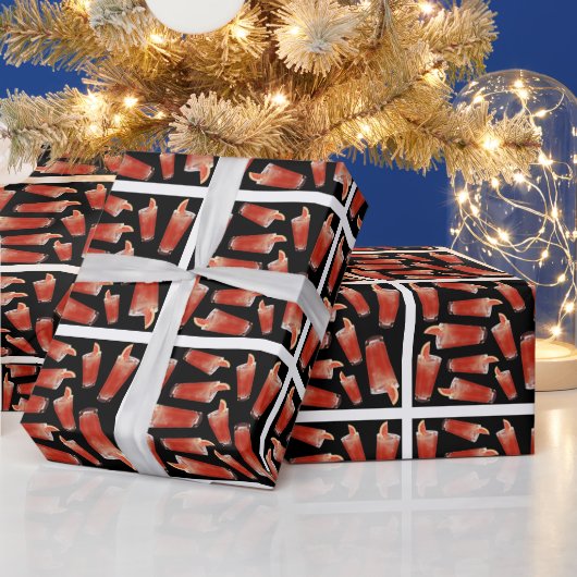 スプモニー模様 ラッピングペーパー (クリスマス)