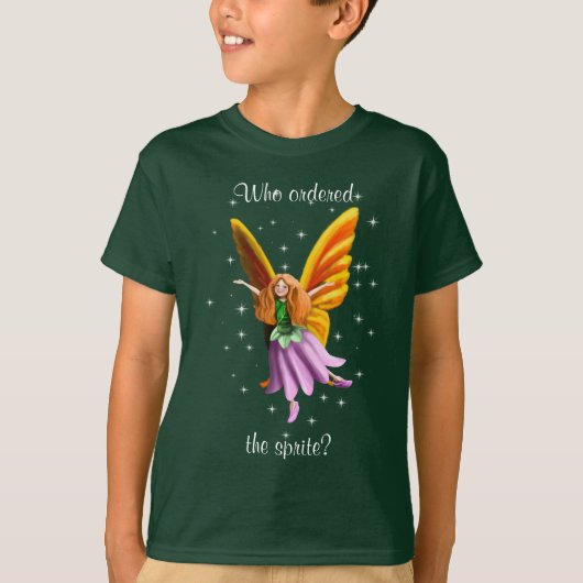 スプライトを注文したのは誰？妖精Tシャツ Tシャツ (正面)