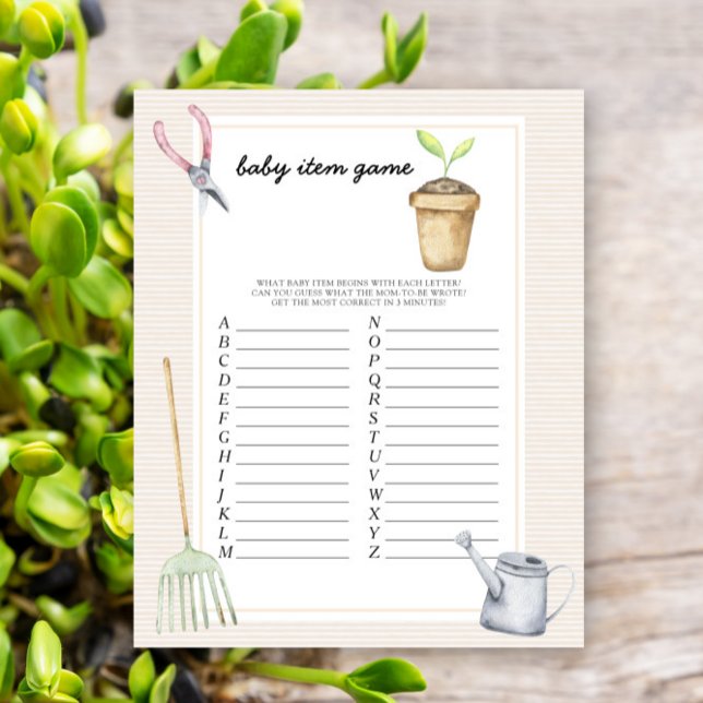 スプラウトベビーアイテムゲーム。赤ちゃんシャワーゲーム (クリエイターアップロード済み)