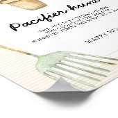 スプラウト – おしゃぶり狩りベビーシャワーゲーム ポスター (角)