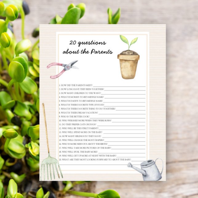 スプラウト – ゲーム – 親に関する20の質問 (クリエイターアップロード済み)