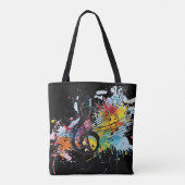 スプラシ鮮やかーな音楽の恋人のトートバッグ トートバッグ (裏面)