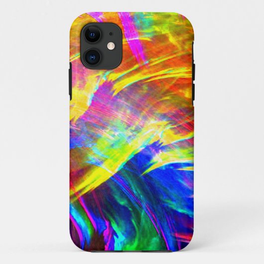スプラタレインボー抽象芸術アー鮮やかト Case-Mate iPhoneケース (裏面)