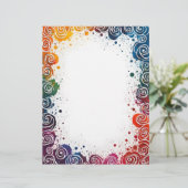 スプラッカラフルシュと渦巻き レターヘッド (スタンド正面)