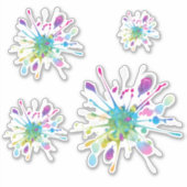 スプラッカラフルシュデザイン シール (正面)