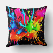 スプラッカラフルシュ抽象芸術 クッション (裏面)