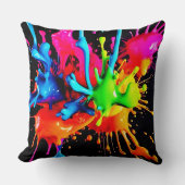 スプラッカラフルシュ抽象芸術 クッション (正面)