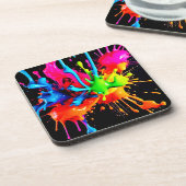 スプラッカラフルシュ抽象芸術 コースター (左側)