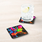 スプラッカラフルシュ抽象芸術 コースター (右側)