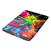 スプラッカラフルシュ抽象芸術 バスマット (アングル)