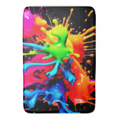 スプラッカラフルシュ抽象芸術 バスマット (正面縦)