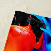 スプラッカラフルシュ抽象芸術 ビーチタオル (インサイチュ)