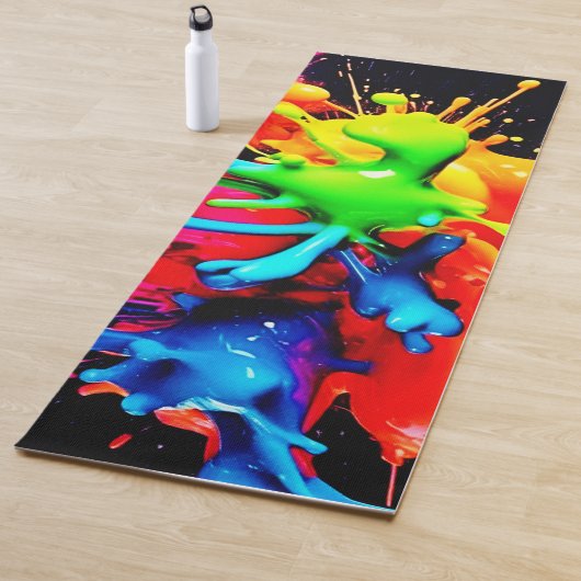 スプラッカラフルシュ抽象芸術 ヨガマット (インサイチュ)