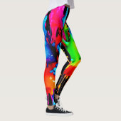 スプラッカラフルシュ抽象芸術 レギンス (右)