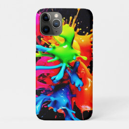 スプラッカラフルシュ抽象芸術 iPhone 11 PROケース